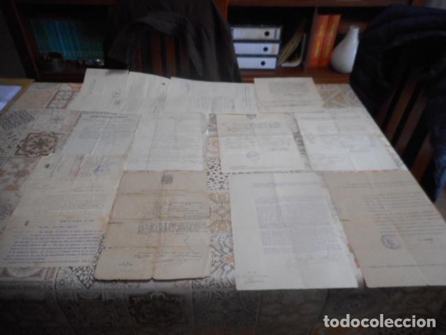 Militaria: lote 12 documentos varias fechas - Foto 1