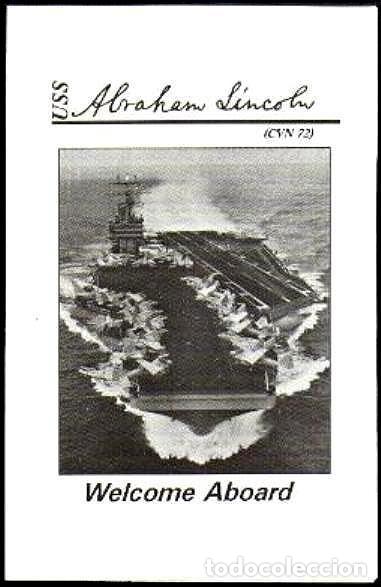 Militaria: WELCOME ABOARD USS ABRAHAM LINCOLN