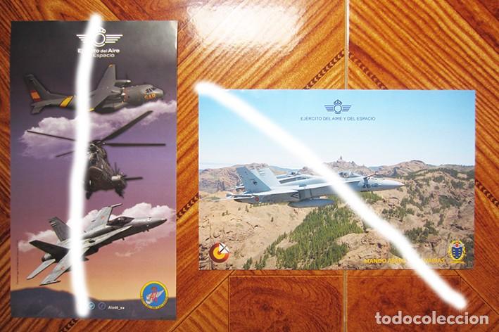 Militaria: LOTE DE DOS POSTERS DE AVIONES DEL EJERCITO DEL AIRE - Foto 1