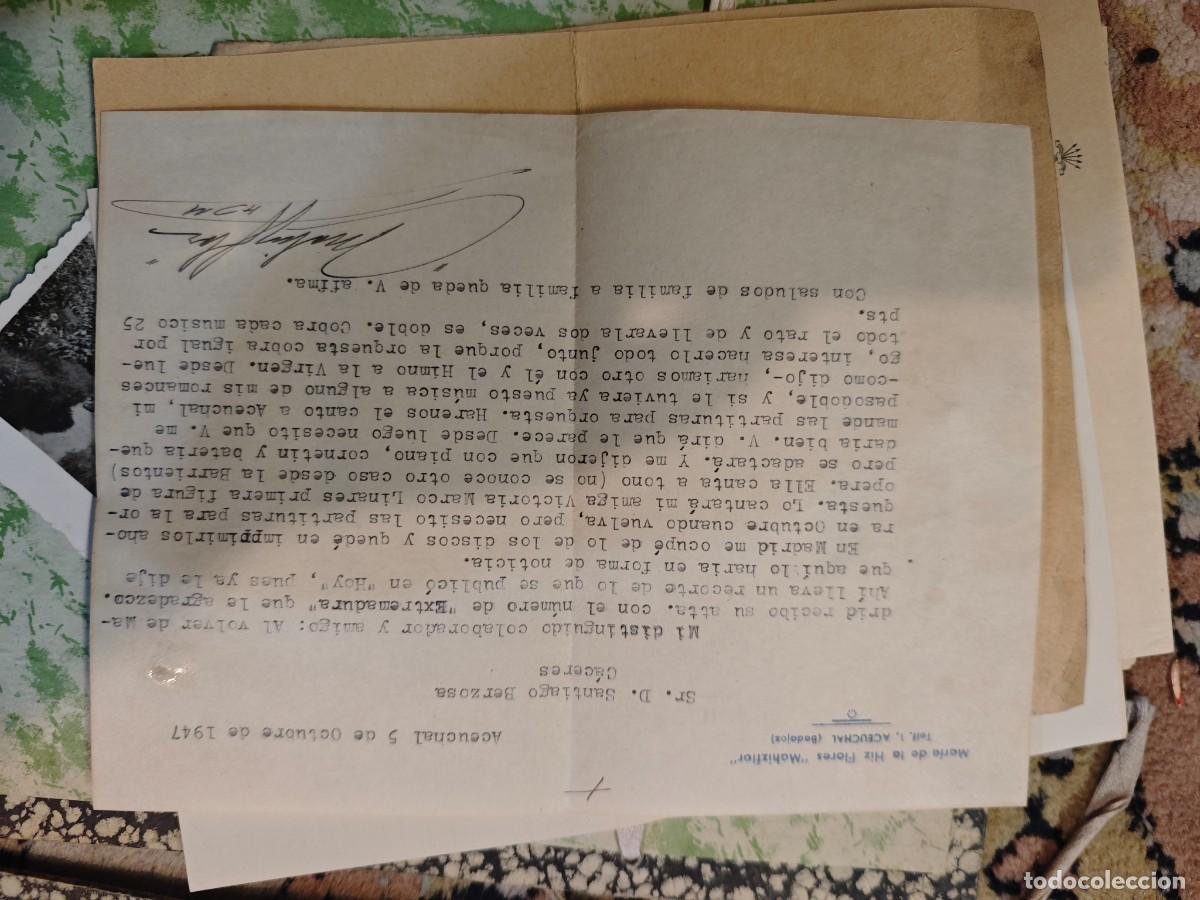 Militaria: Lote C&aacute;ceres documentos y programas Falange - Foto 11