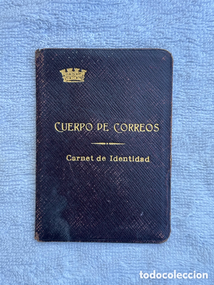 Militaria: CARNET DE IDENTIDAD CARNET DE CORREOS 1935