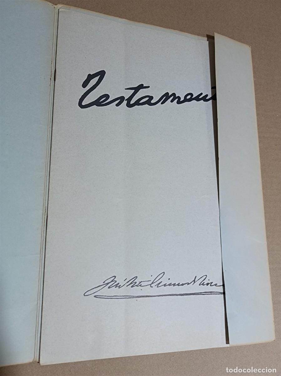Militaria: TESTAMENTO DE JOS&Eacute; ANTONIO PRIMO DE RIVERA - Foto 11