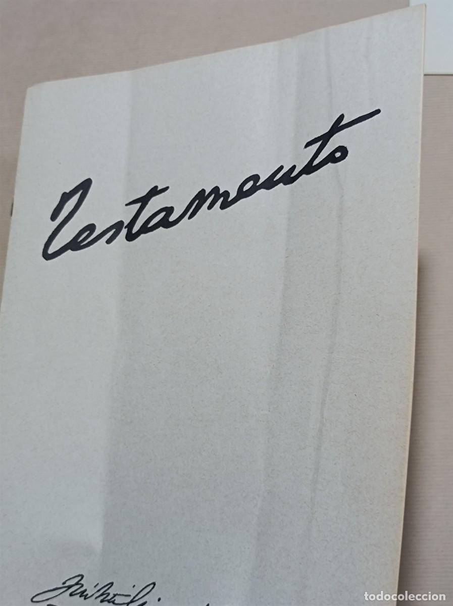 Militaria: TESTAMENTO DE JOS&Eacute; ANTONIO PRIMO DE RIVERA - Foto 17