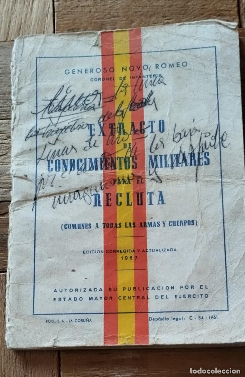 Militaria: LIBRITO CARTILLA DEL RECLUTA - Foto 1