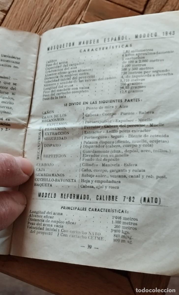 Militaria: LIBRITO CARTILLA DEL RECLUTA - Foto 6