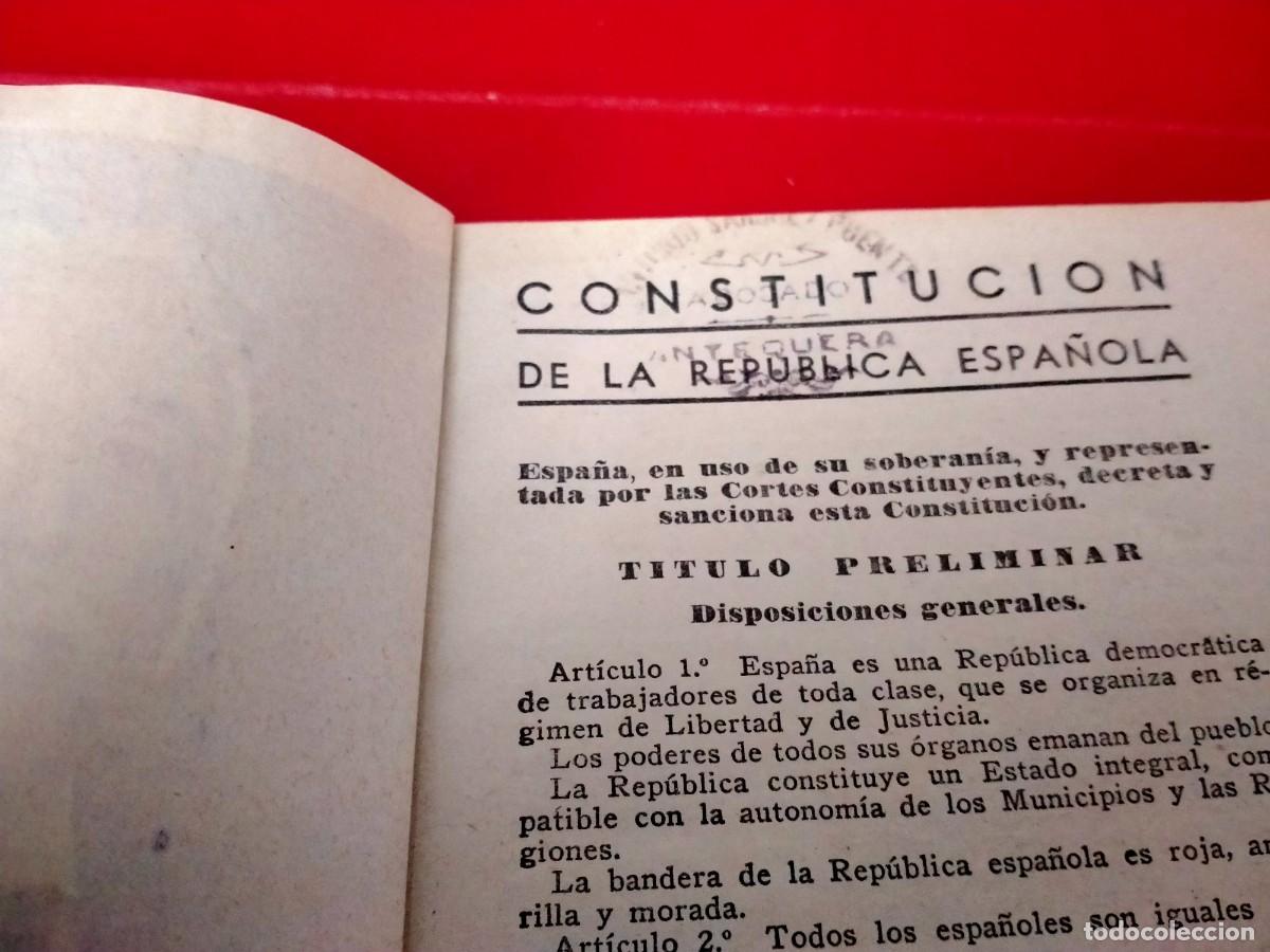 Militaria: librito de la republca espa&ntilde;ola 1931 - Foto 2