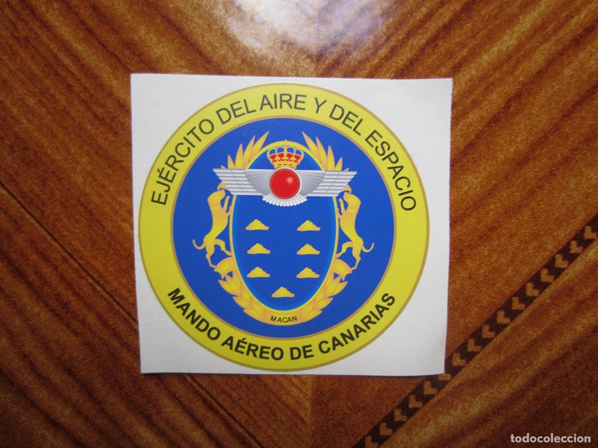 Militaria: PEGATINA DEL EJERCITO DEL AIRE Y ESPACIO DEL MACAN - Foto 1