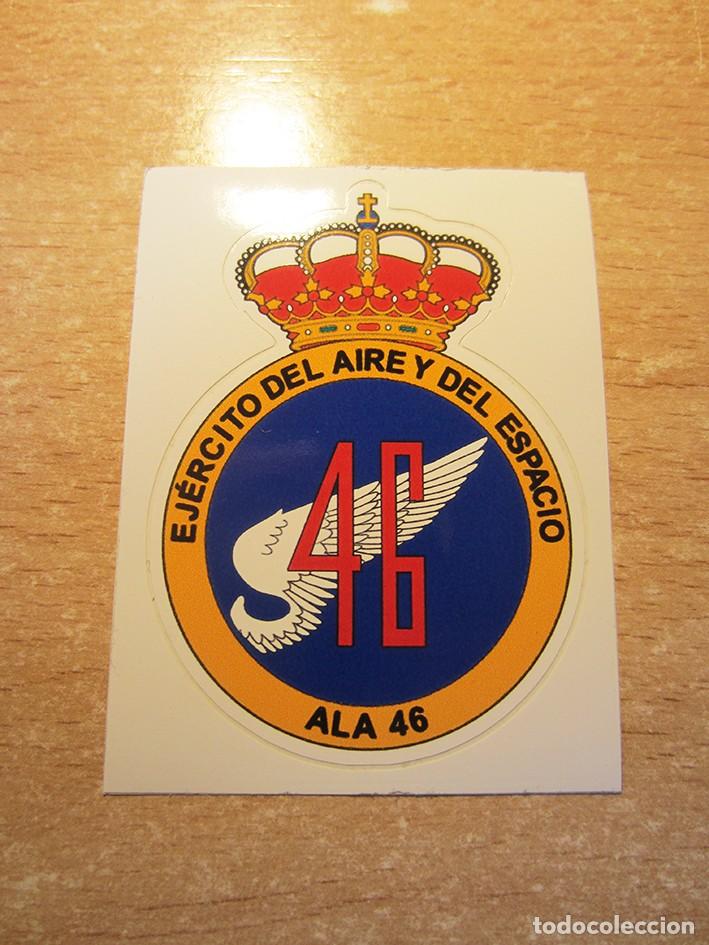 Militaria: PEGATINA DEL ALA 46 DEL EJERCITO DEL AIRE - Foto 1