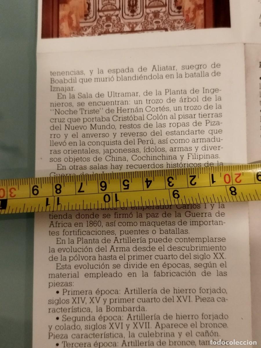 Militaria: Folleto del rela museo del ejercito. - Foto 7