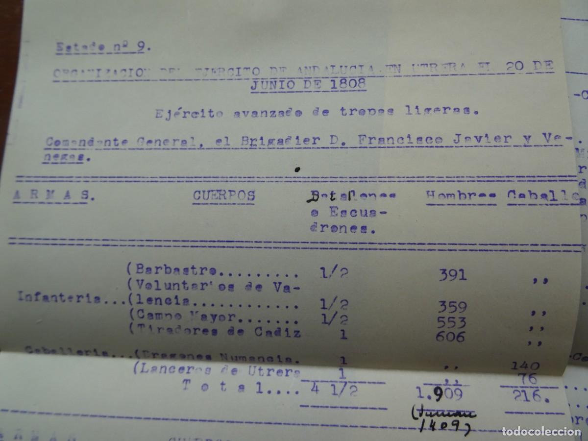 Militaria: Ejercito de Andaluc&iacute;a el 20 de junio de 1808 - Foto 2