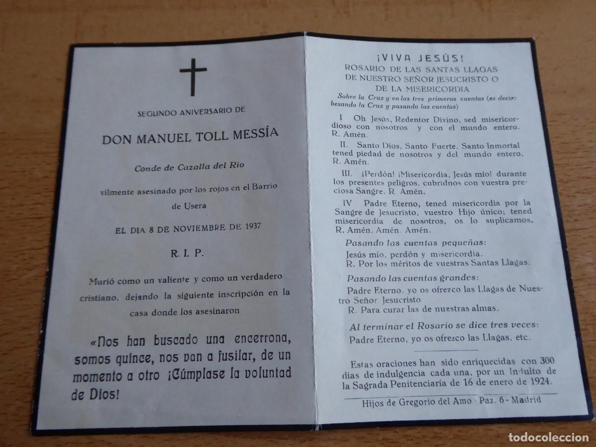 Militaria: Recordatorio t&uacute;nel de Usera. 1937 - Foto 2