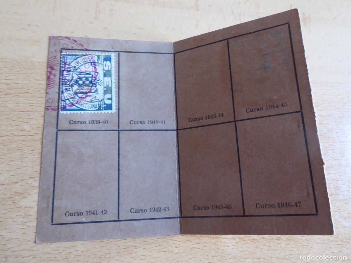 Militaria: Carnet SEU. Barcelona - Foto 3
