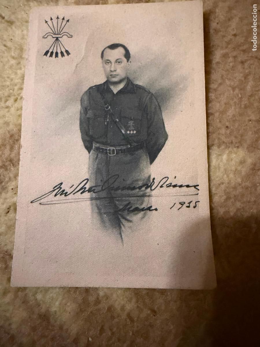 Militaria: Postal de Jos&eacute; Antonio primo de rivera - Foto 1