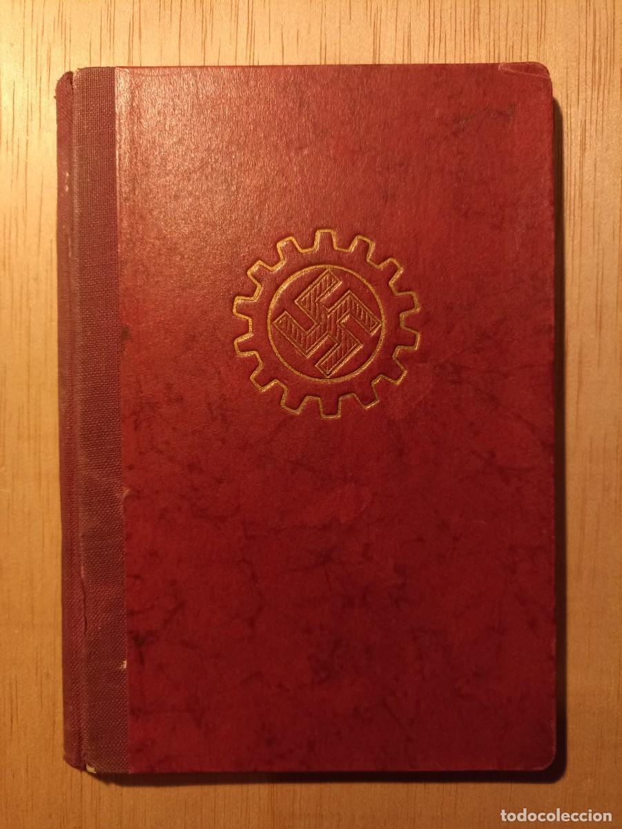 Militaria: Cartilla del Die Deutsche Arbeitsfront, documento (III Reich Hitler- Nazi- Alemania) WWII