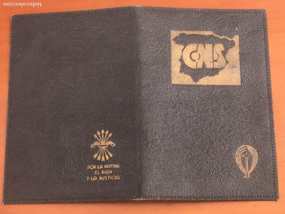 Militaria: CNS central nacional sindicalista falange carnet 1939