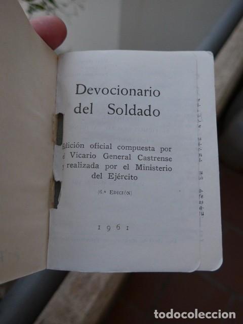 Militaria: DEVOCIONARIO DEL SOLDADO 1961 - Foto 3