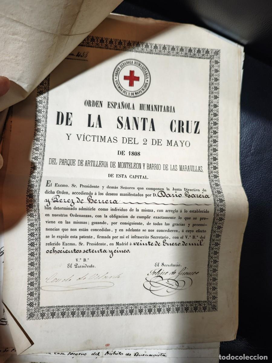 Militaria: Sanidad Militar lote documentos Medico cruz roja