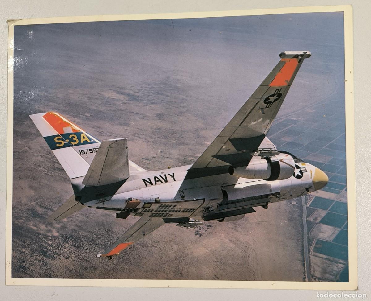 Militaria: ✈️ L&aacute;mina T&eacute;cnica Lockheed S-3A Viking &ndash; Aviaci&oacute;n Naval De EE.UU. &ndash; 26x20,5 cm