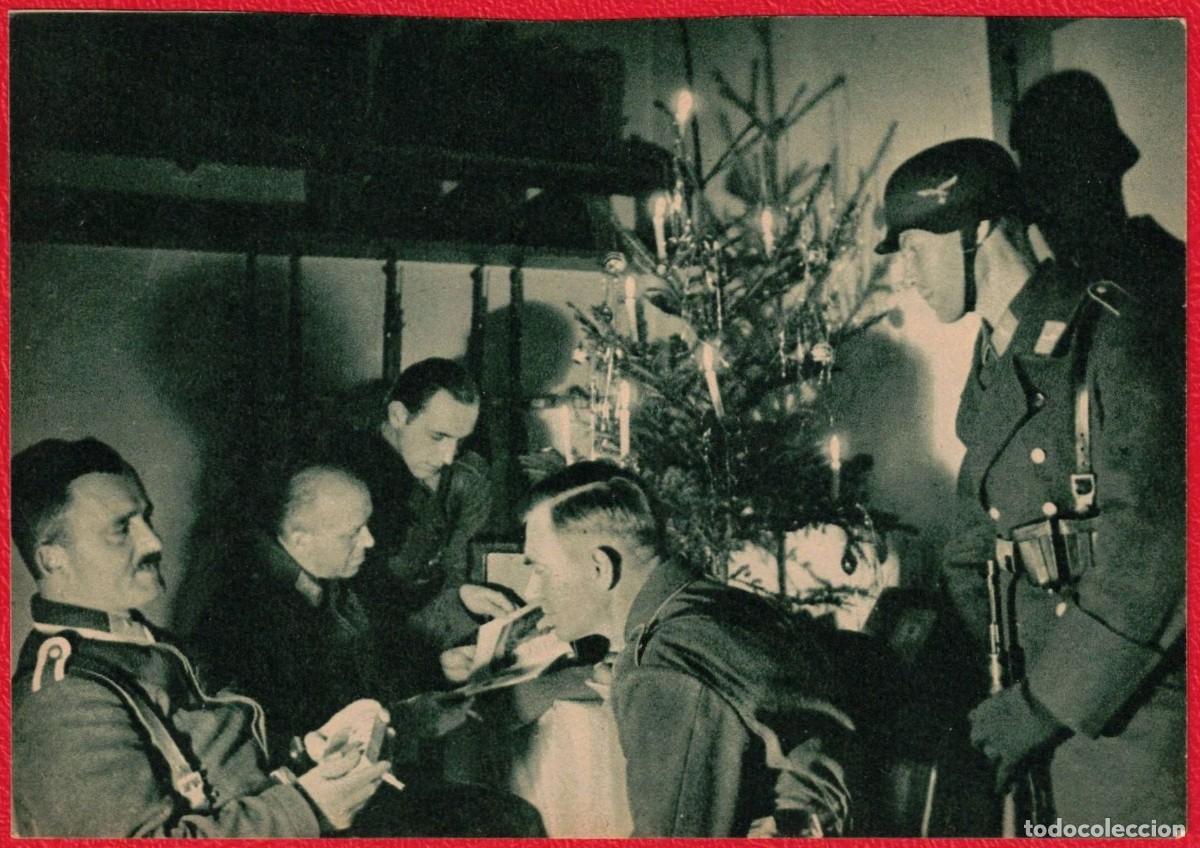 Militaria: Luftwaffe - Fotopostal patriotica original de epoca - III Reich - Der Adler - Deutsches Reich