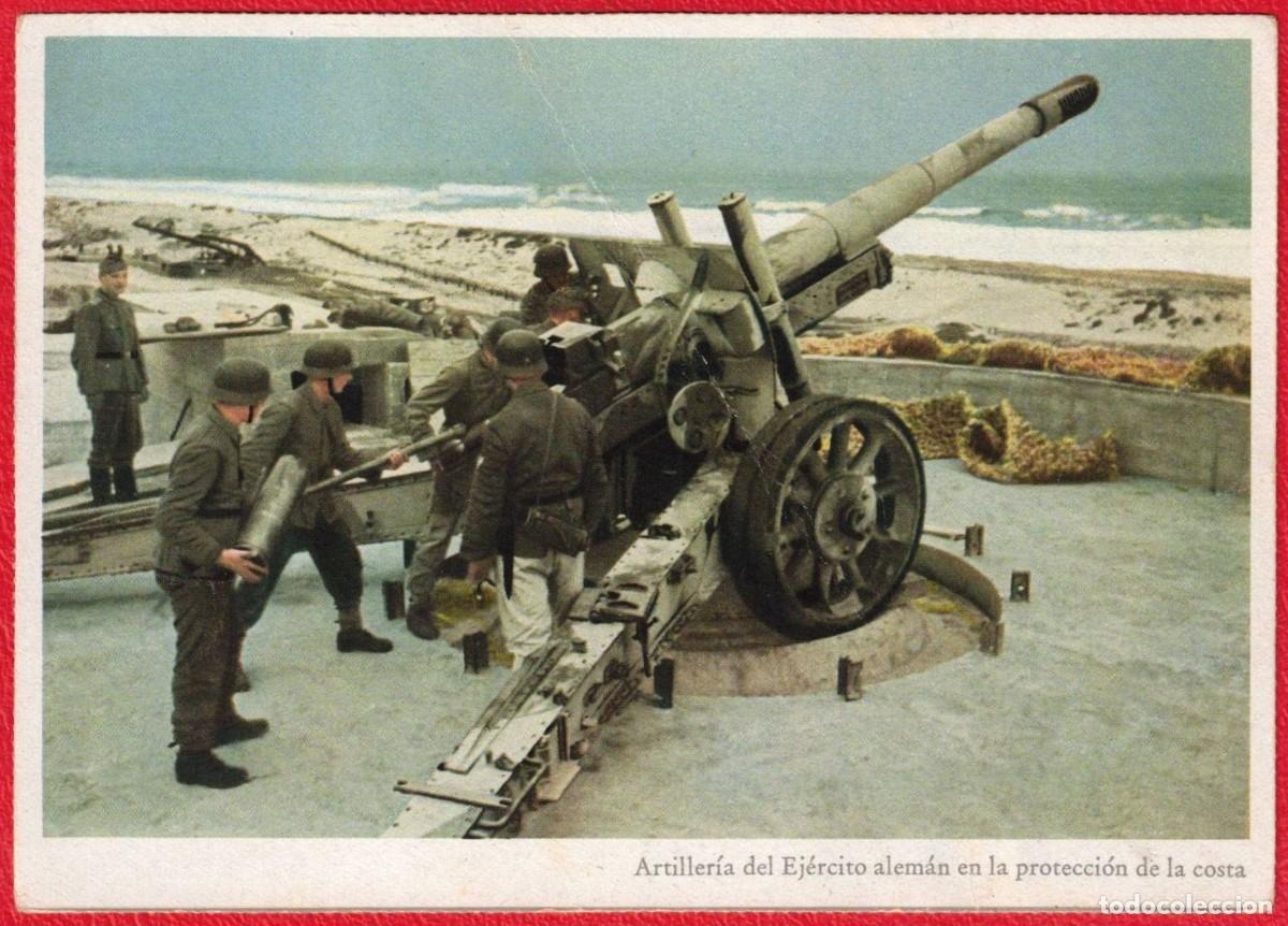 Militaria: Signal - Fotopostal patriotica original de epoca - Carl Werner Deutsches Reich - Edicion Espa&ntilde;ola -