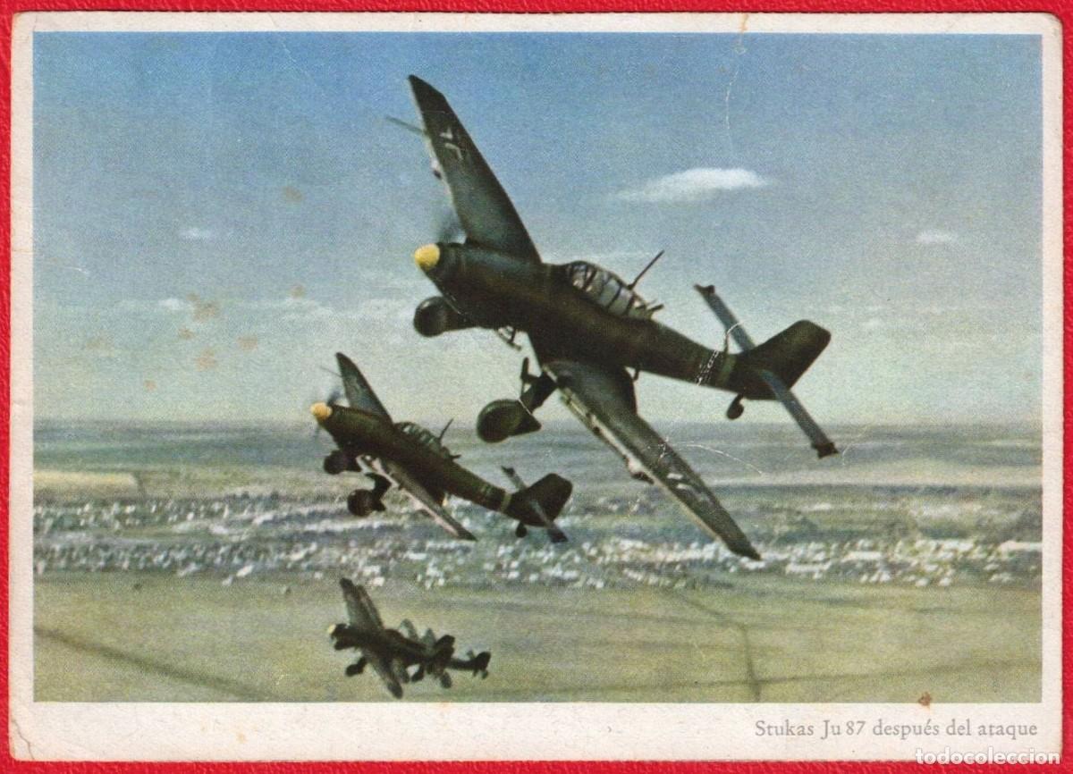 Militaria: Signal - Fotopostal patriotica original de epoca - Carl Werner Deutsches Reich - Edicion Espa&ntilde;ola -