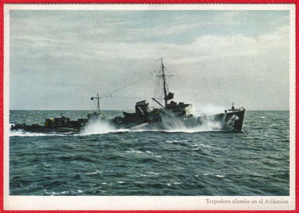 Militaria: Signal - Fotopostal patriotica original de epoca - Carl Werner Deutsches Reich - Edicion Espa&ntilde;ola -