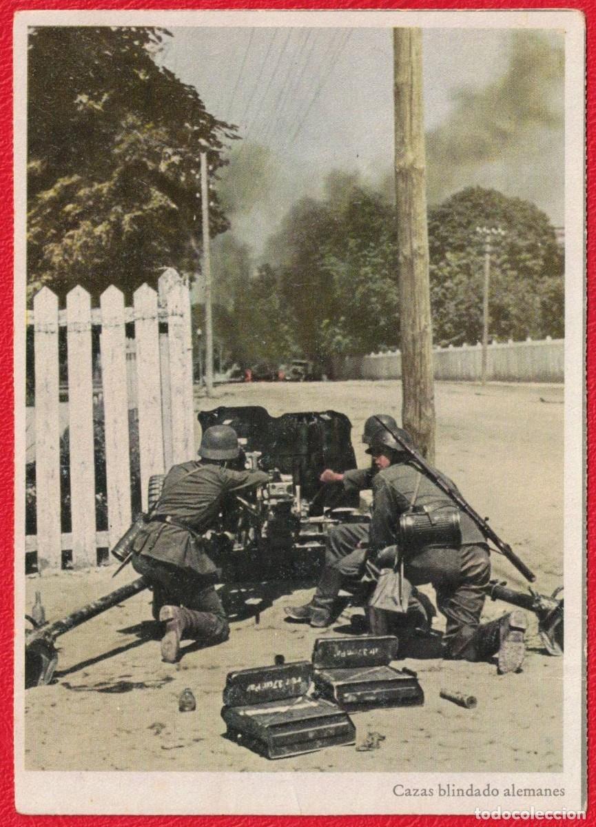 Militaria: Signal - Fotopostal patriotica original de epoca - Carl Werner Deutsches Reich - Edicion Espa&ntilde;ola -