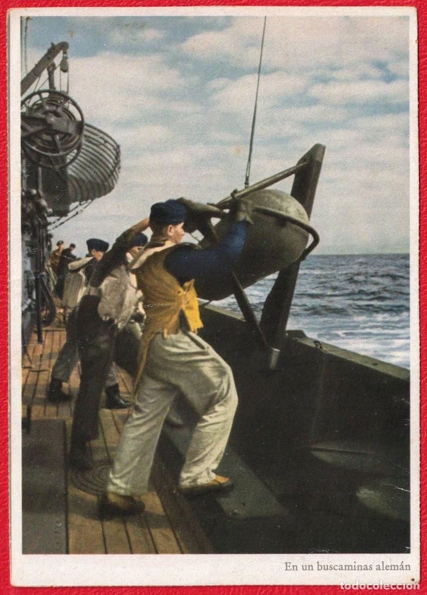 Militaria: Signal - Fotopostal patriotica original de epoca - Carl Werner Deutsches Reich - Edicion Espa&ntilde;ola -