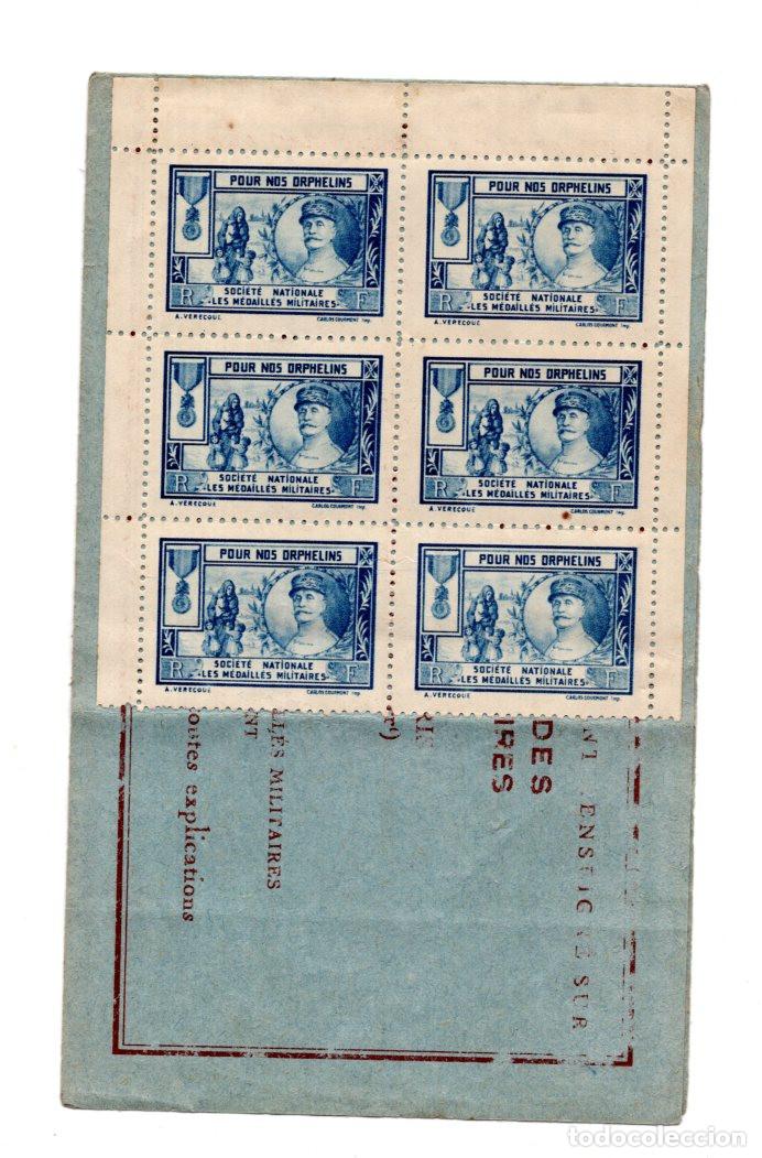 Militaria: SELLOS. SOCI&Eacute;T&Eacute; NATIONALE DES M&Eacute;DAILLES MILITAIRES: SOCIEDAD NACIONAL DE LAS MEDALLAS MILITARES.