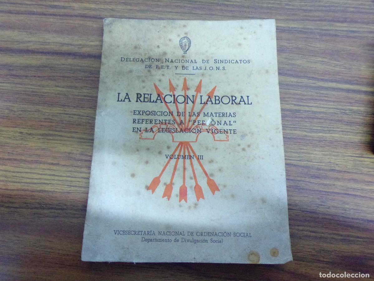 Militaria: ESTAMOS LIQUIDANDO. la relacion laboral. delegacion nacional de sindicatos de fet y jons
