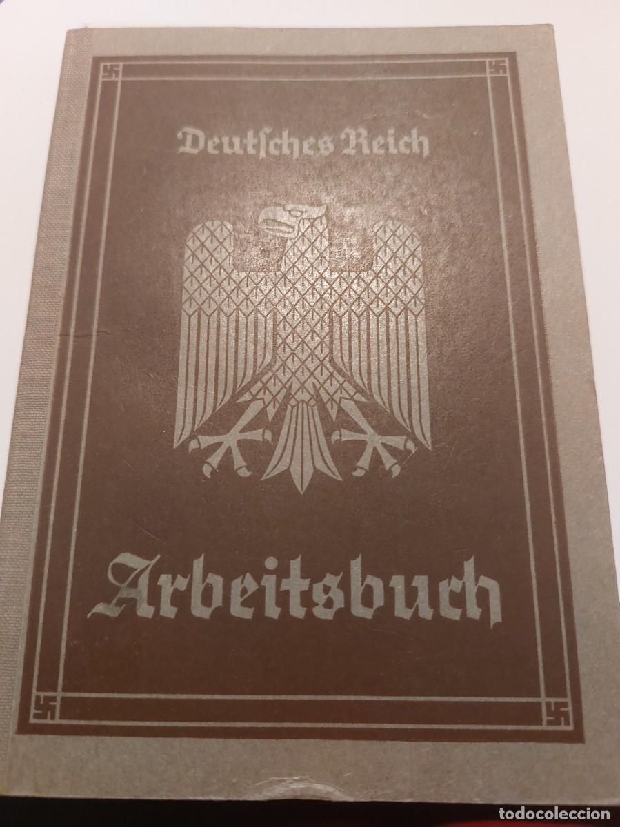 Militaria: Arbeitsbuch ii guerra mundial buen estado original