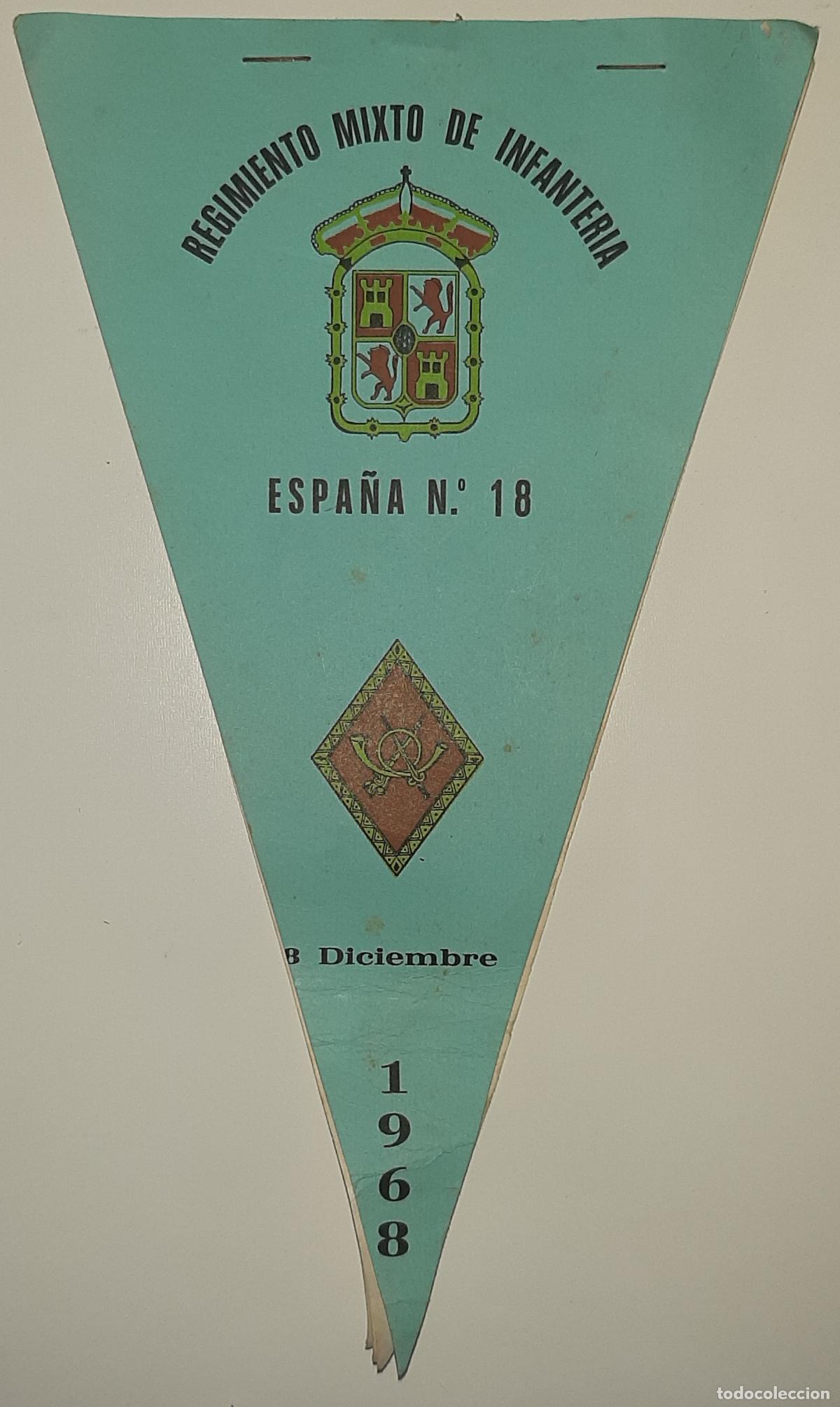 Militaria: REGIMIENTO MIXTO DE INFANTERIA ESPA&Ntilde;A 18 CARTAGENA 1968