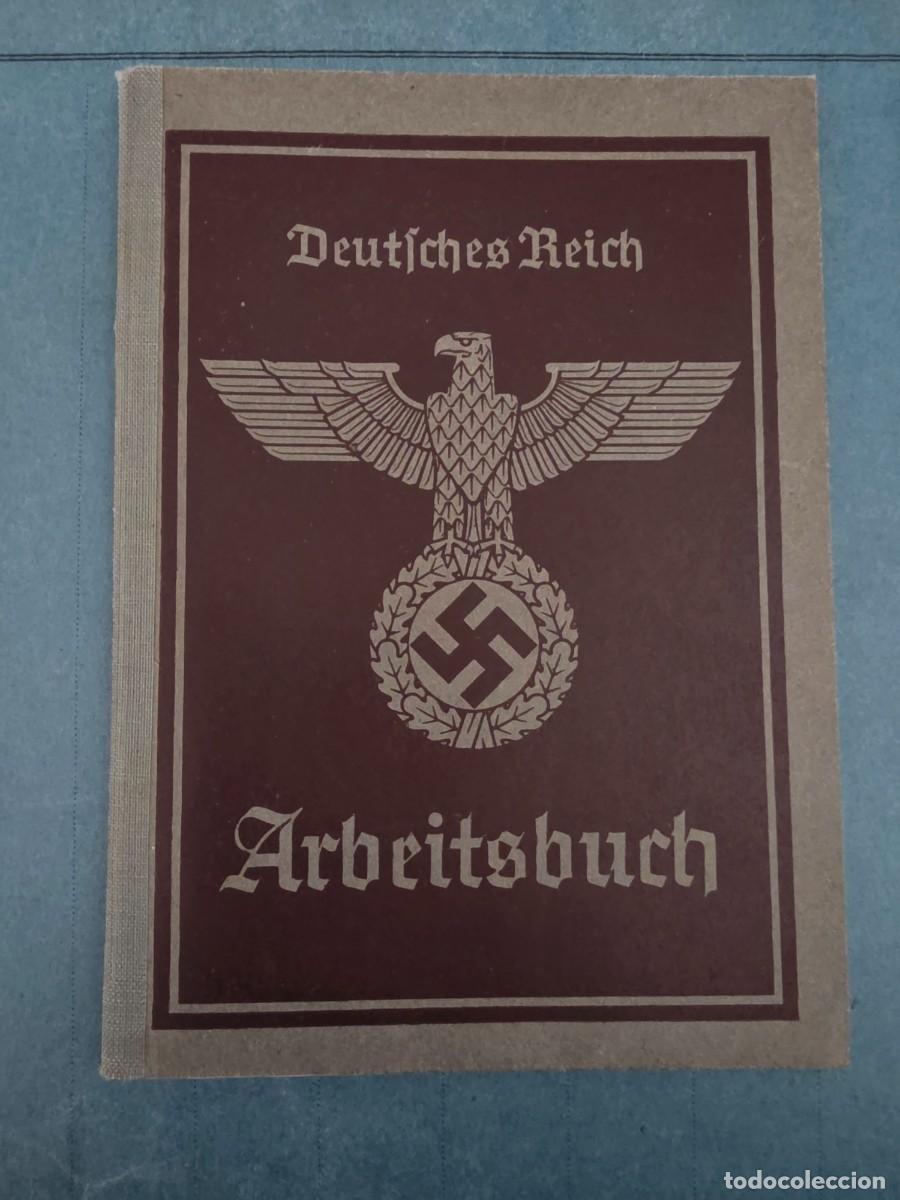 Militaria: Arbeitsbuch original Alemania Nazi / Tercer Reich IIWW &ndash; documento laboral Georg Ziegler