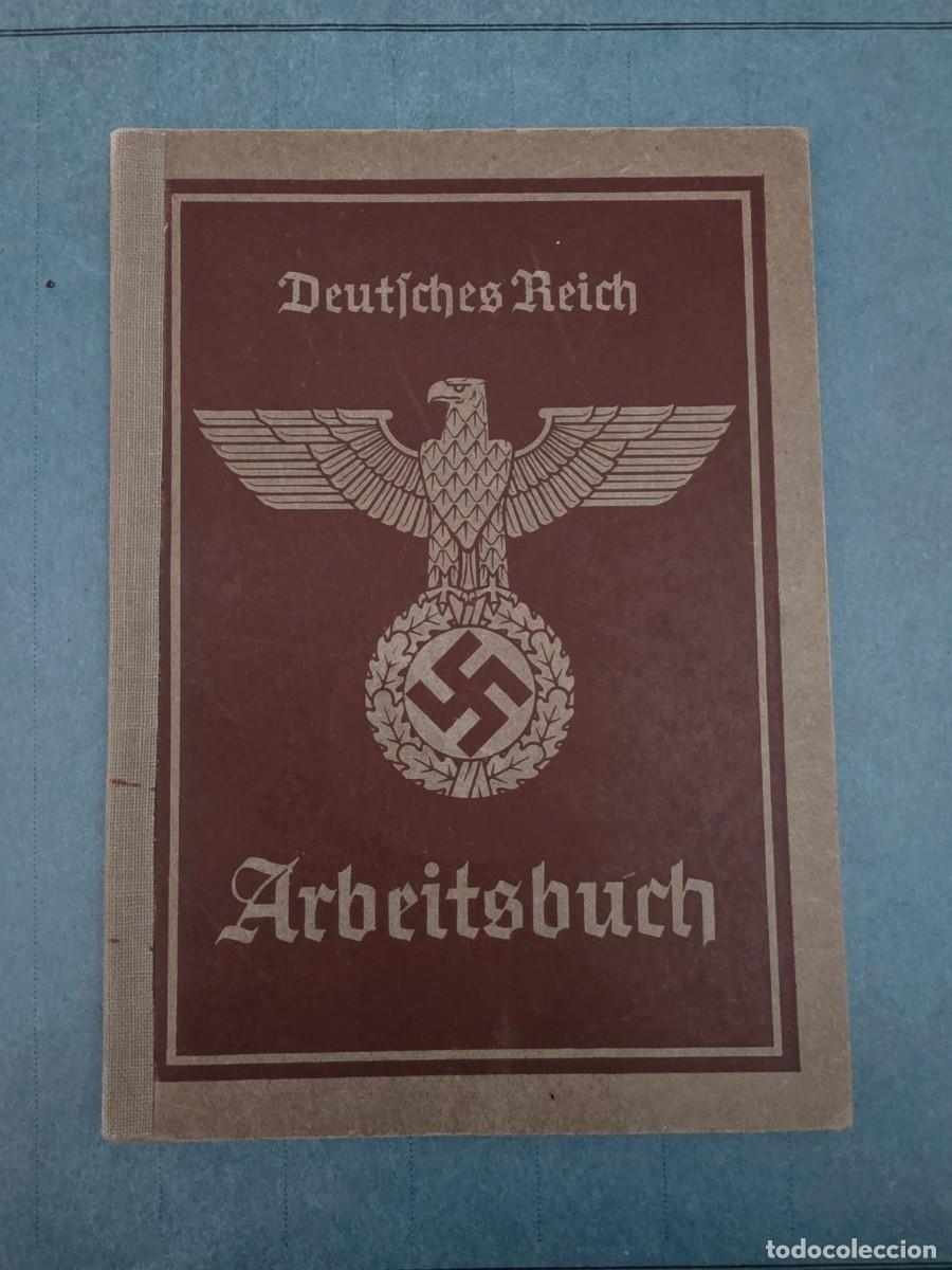 Militaria: Arbeitsbuch original Alemania Nazi / Tercer Reich IIWW &ndash; Werner Schmidt, emitido en 1938