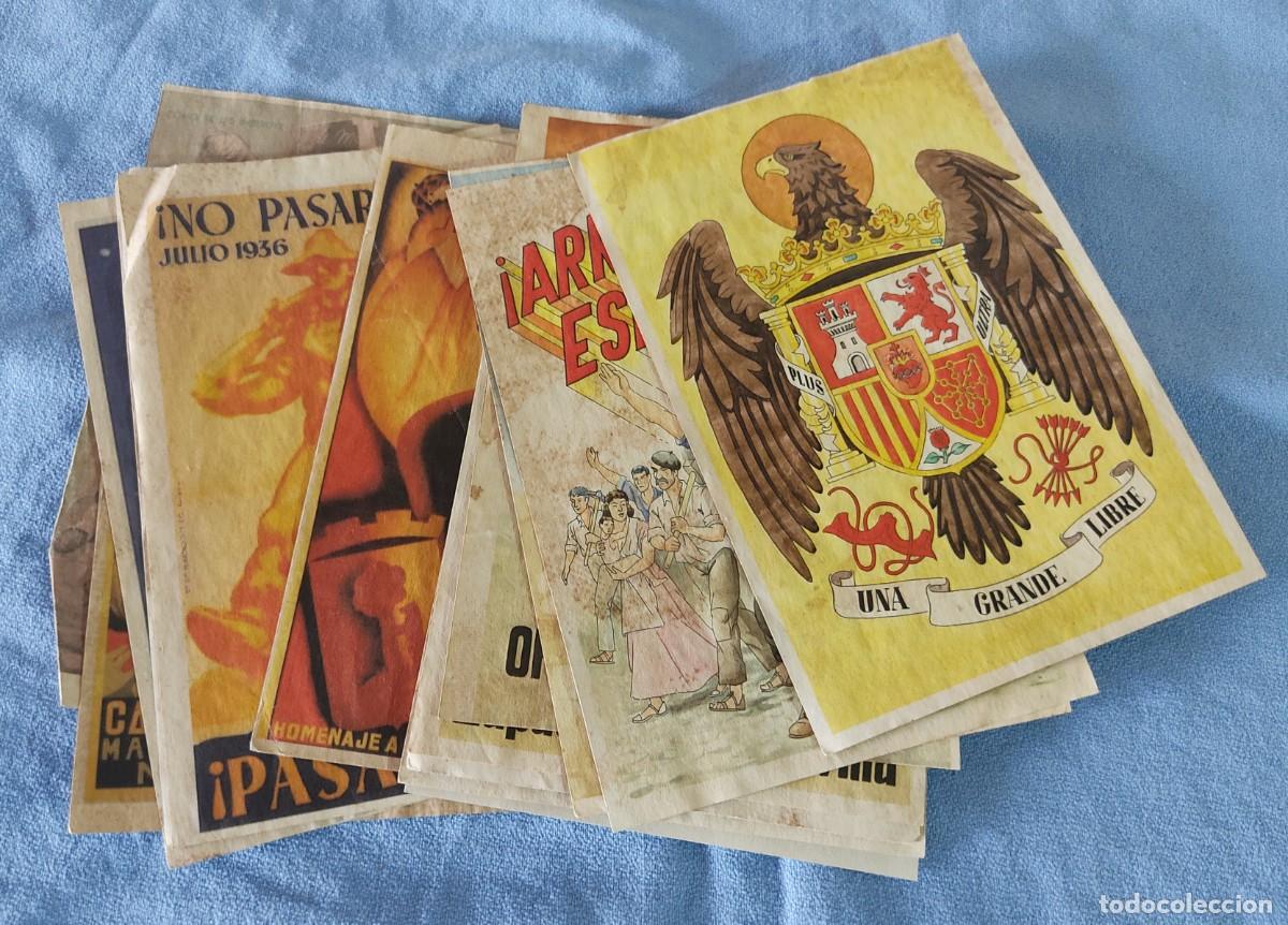 Militaria: GRAN LOTE DE 20 REPRODUCCIONES DE TARJETAS POSTALES Y CARTELES DE LA GUERRA CIVIL ESPA&Ntilde;OLA