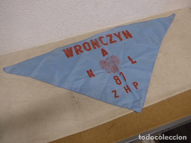 Militaria: Antiguo pa&ntilde;uelo polaco a identificar, seguramente militar, polonia.