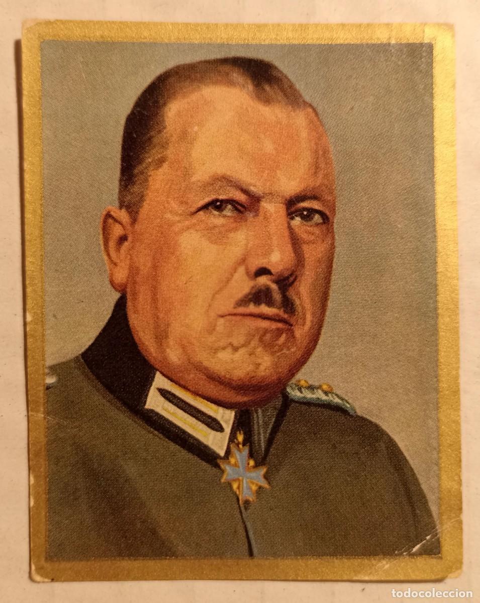 Militaria: Cromo Wilhelm Reinhard (III Reich Hitler- Nazi- Alemania) WWII