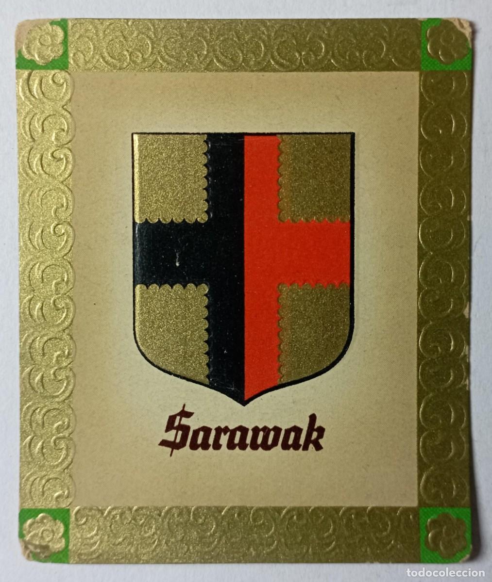 Militaria: Cromo Sarawak Wappen (III Reich Hitler- Nazi- Alemania) WWII