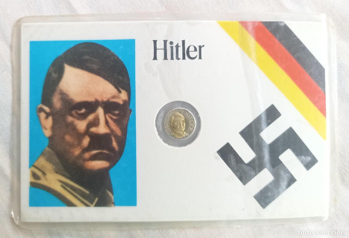 Militaria: Tarjeta conmemorativa Adolf Hitler (III Reich Hitler- Nazi- Alemania) WWII