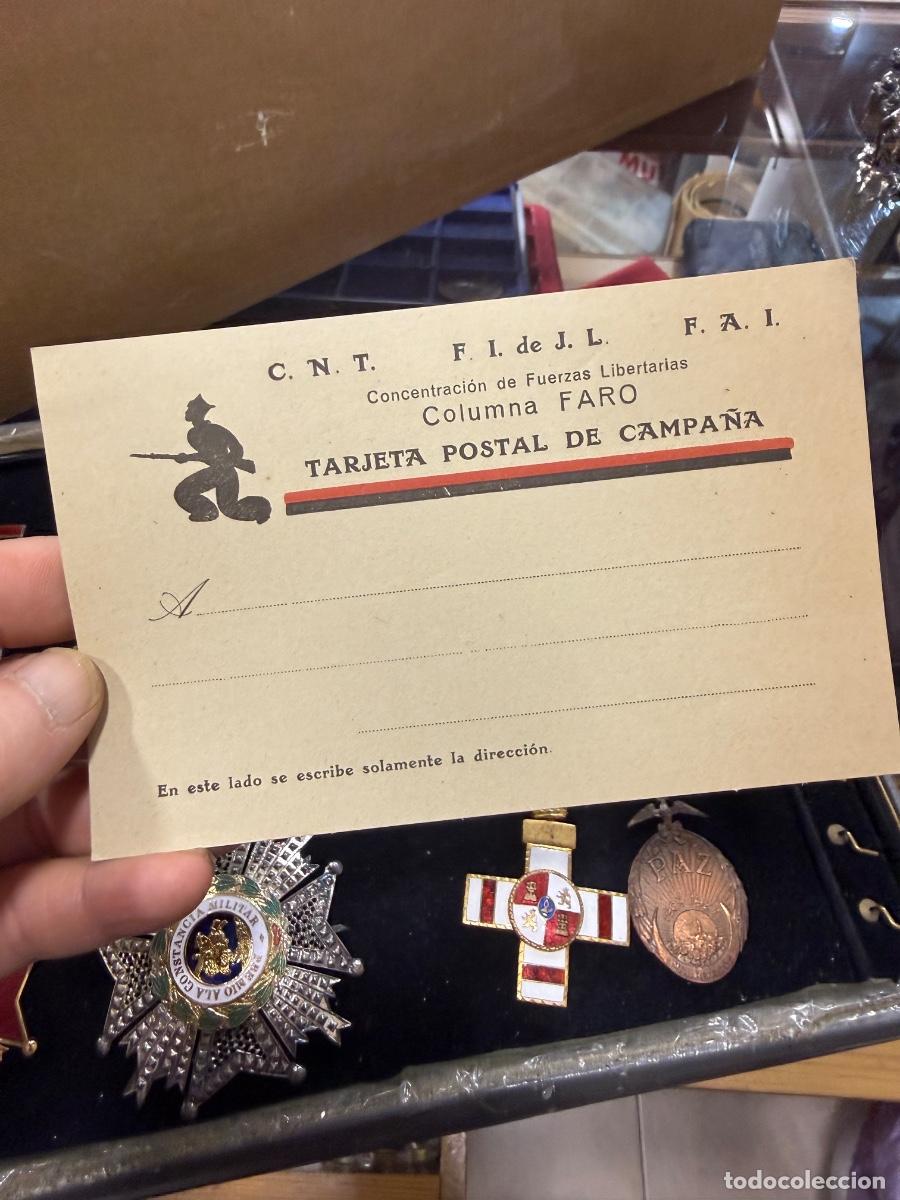 Militaria: Antigua tarjeta postal CNT guerra civil espa&ntilde;ola, sin circular