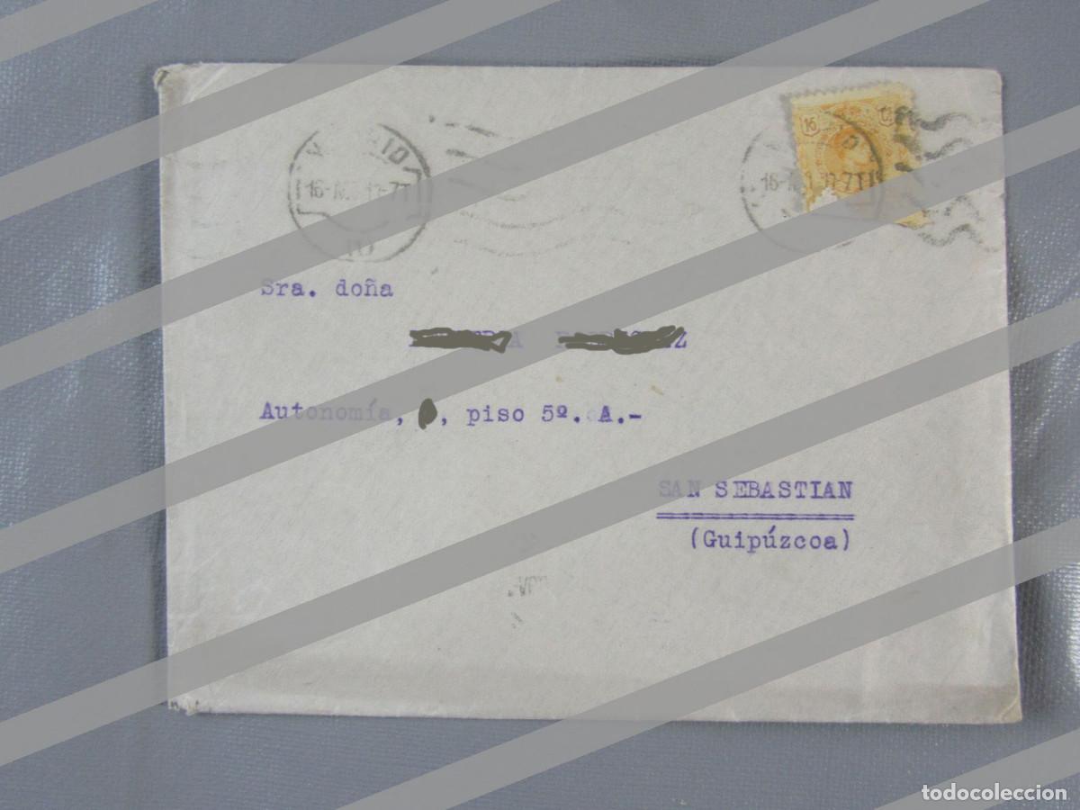 Militaria: Carta circulada a San Sebasti&aacute;n sobre los sucesos acaecidos en Madrid en la Huelga General de 1917.