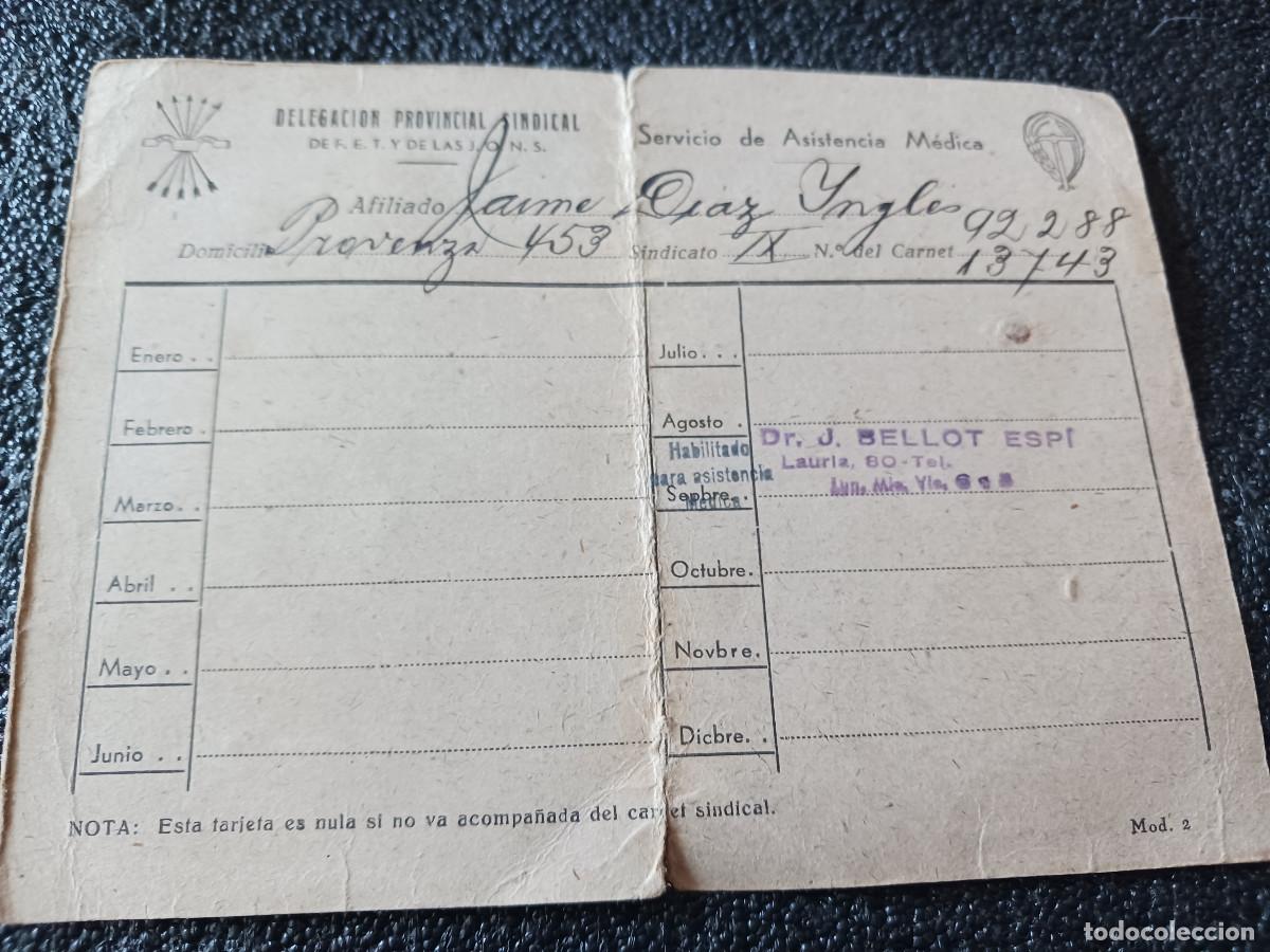 Militaria: SERVICIO DE ASISTENCIA MEDICA, FALANGE 1943