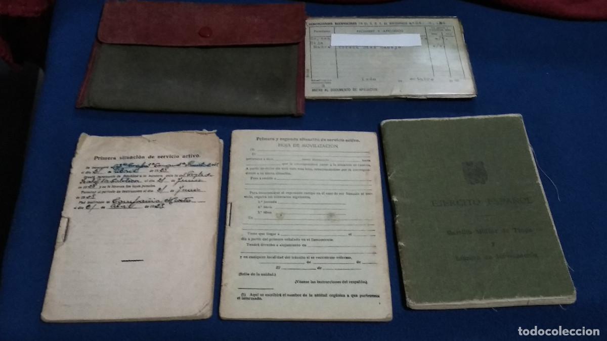 Militaria: PRIMERA Y 2DA SITUACION DEL SERVICIO ACTIVO.HOJA DE MOVILIZACION.1930, CARTILLA 1962 - VER FOTOS