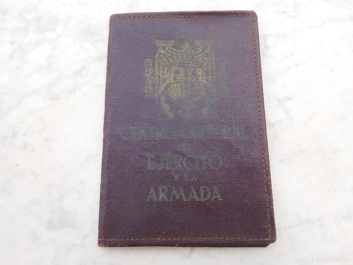 Militaria: Carnet del centro cultural del ej&eacute;rcito y la armada a&ntilde;o 1940