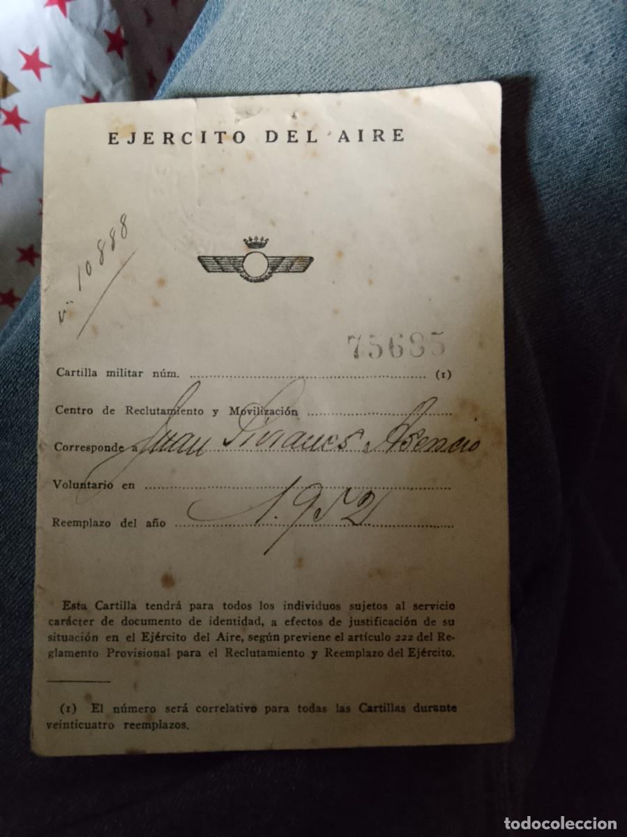 Militaria: Cartilla Militar del Ej&eacute;rcito del Aire de Espa&ntilde;a1952