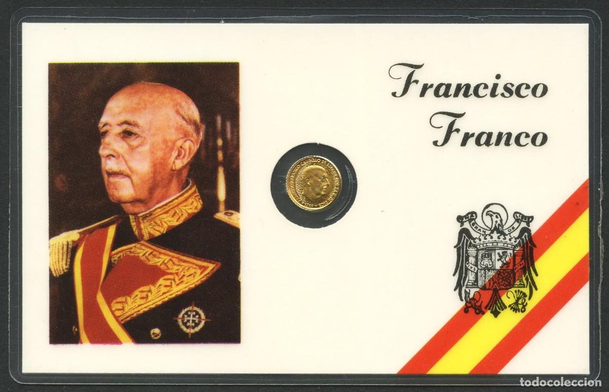 Militaria: MEDALLA, CARNET CONMEMORATIVO, FRANCISCO FRANCO
