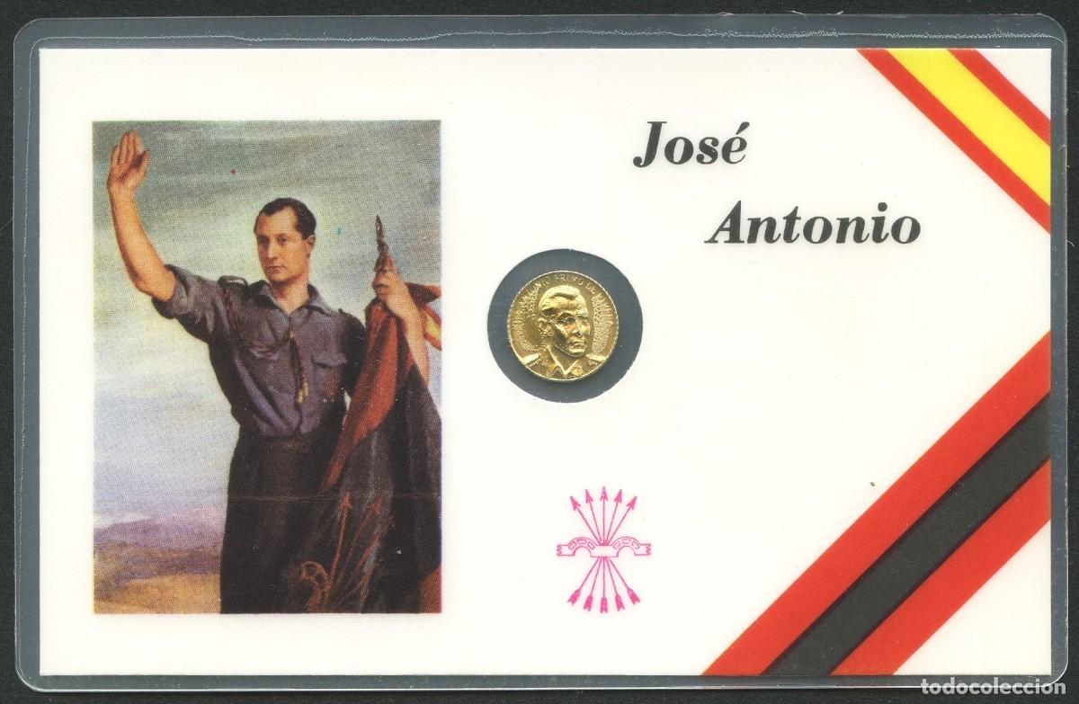 Militaria: MEDALLA, CARNET CONMEMORATIVO, JOS&Eacute; ANTONIO