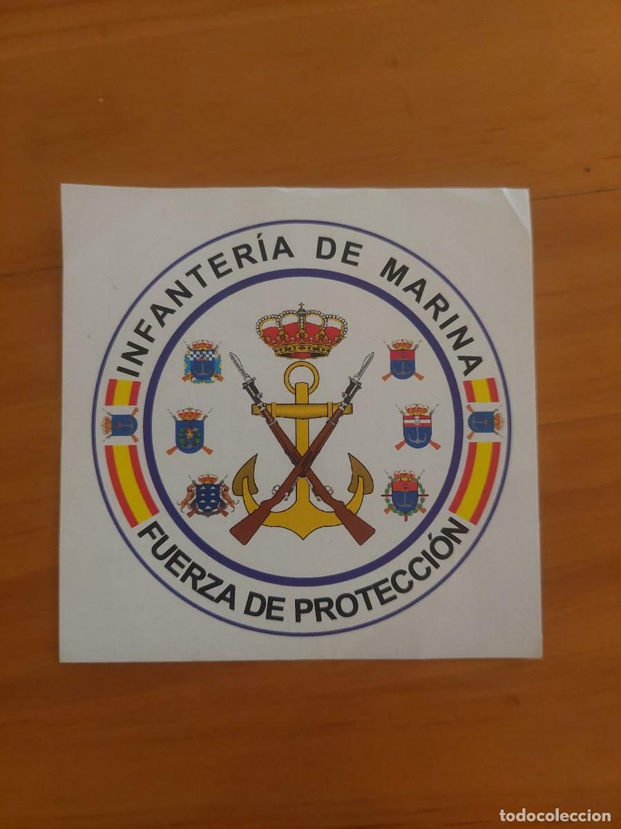 Militaria: PEGATINA INFANTERIA DE MARINA FUERZA DE PROTECCION USCAN TERLEV TERNOR TERSUR AGRUMAD