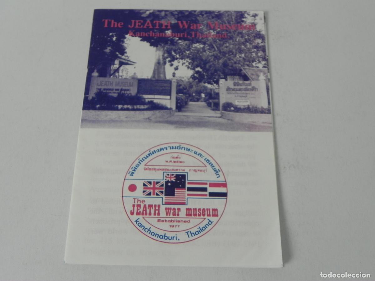 Militaria: Folleto Cuadr&iacute;ptico Museo de la Guerra JEATH - Kanchanaburi Tailandia - En Ingl&eacute;s