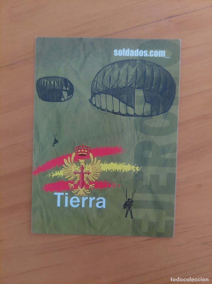 Militaria: PEGATINA PARACAIDISTAS EJERCITO DE TIERRA SOLDADOS